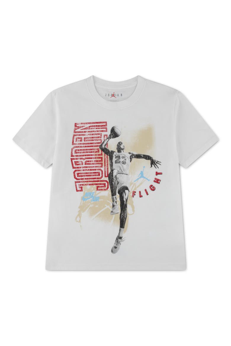 Kids' Retro Hangtime Short Sleeve T-Shirt, Main, color, SAIL