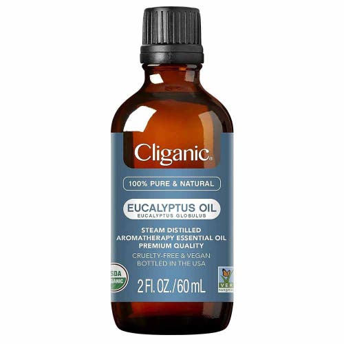 Cliganic Organic Eucalyptus Essential Oil In Blue