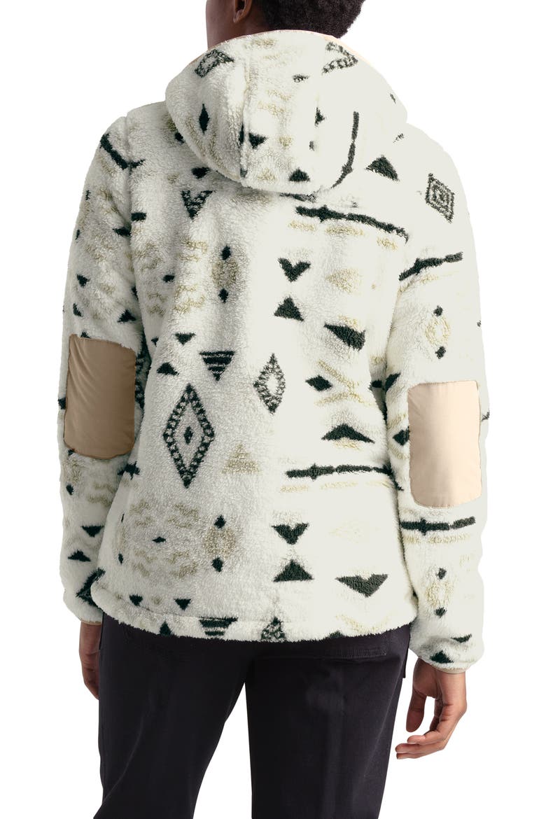 Campshire High Pile Fleece Pullover Hoodie, Alternate, color, VINTAGE WHITE CALI GEO PRINT