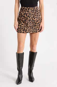 Chloe Animal Print Miniskirt