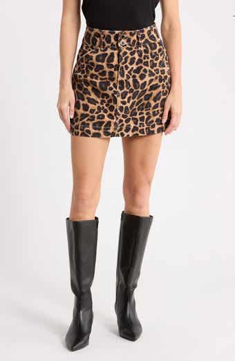 Chloe Animal Print Miniskirt