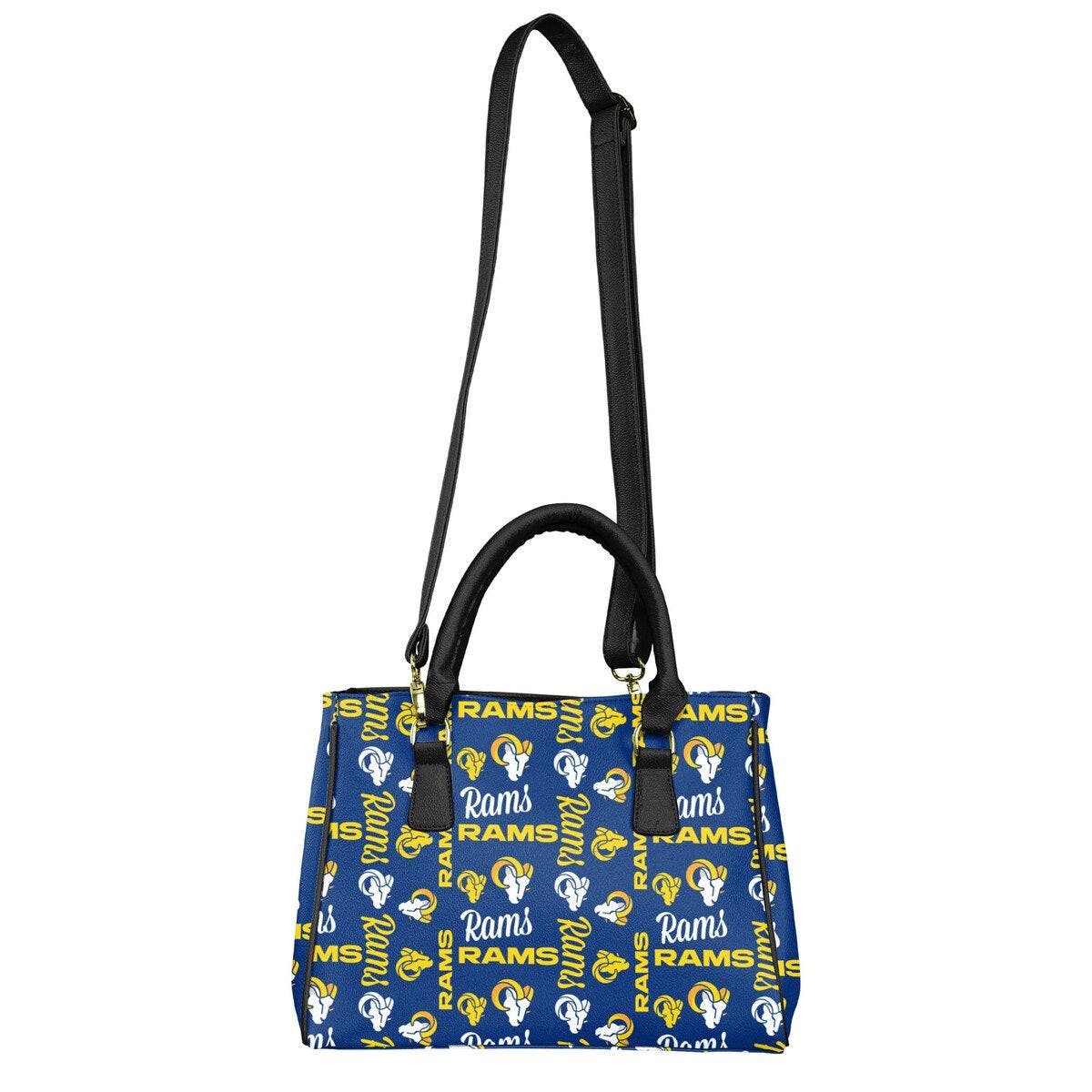 FOCO Los Angeles Rams Repeat Brooklyn Tote, Alternate, color, Royal