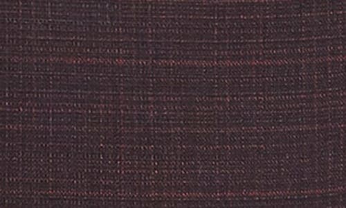 Paisley & Gray Ashton Slim Fit Burgundy Grid Blazer In Purple