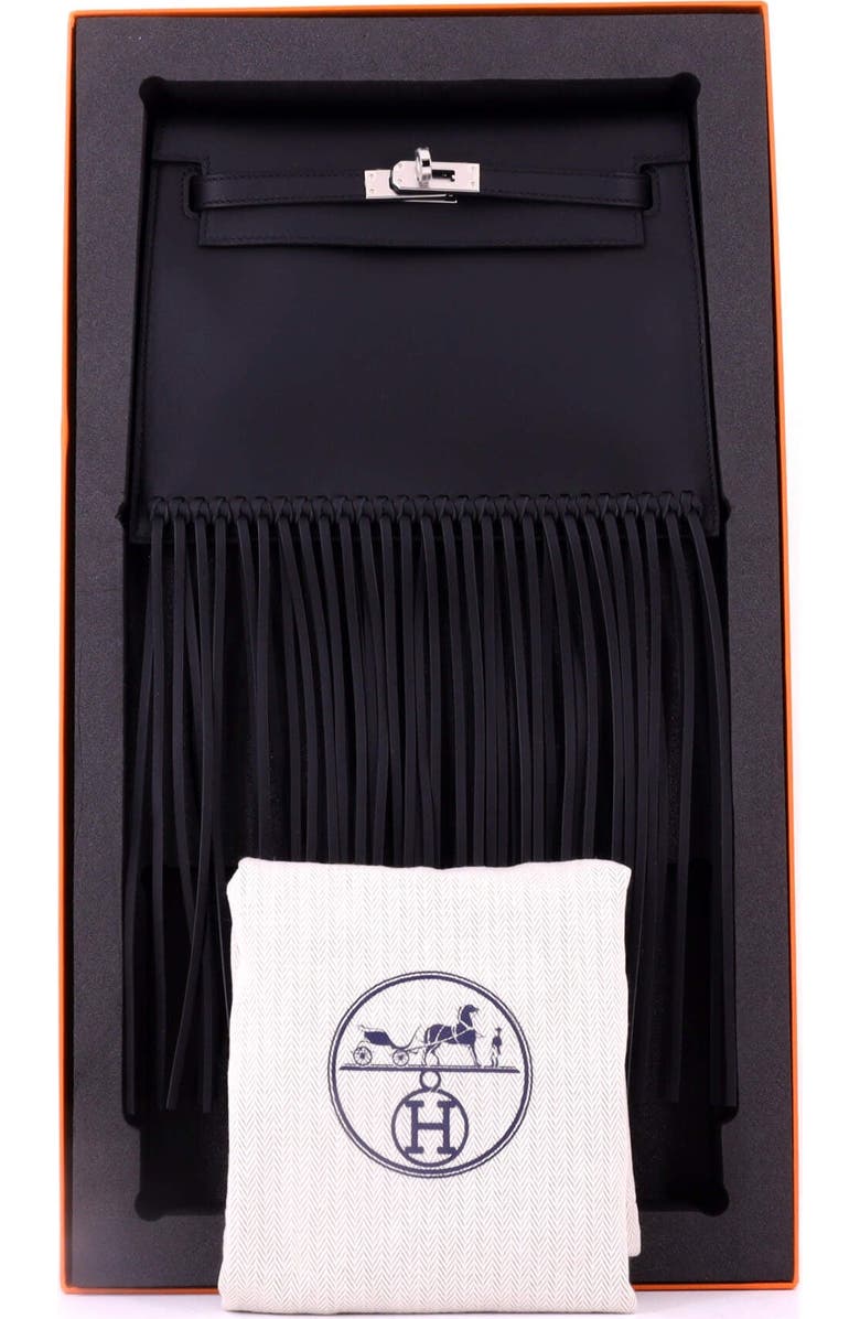 Pre-Owned Hermes Kelly Danse Anate Fringe Bag Swift, Alternate, color,