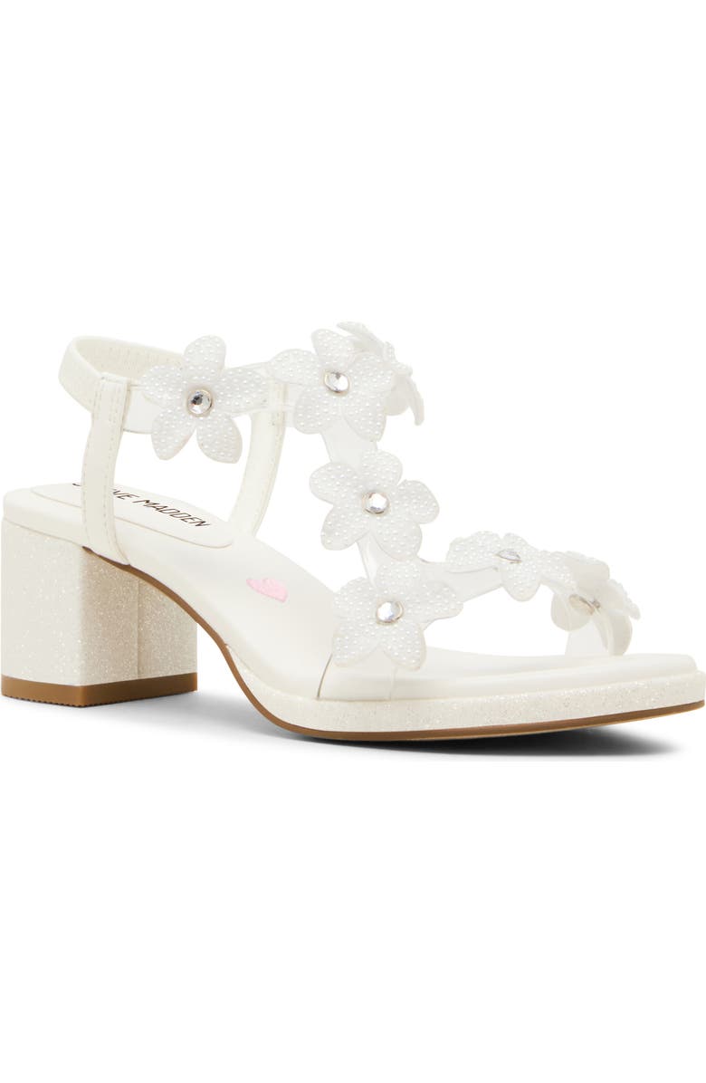 Steve Madden Kids' Jsavvy Slingback Sandal, Main, color, White