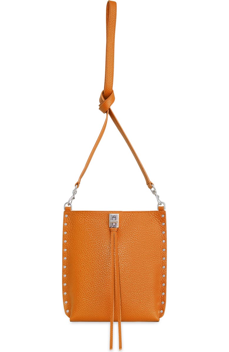 Rebecca Minkoff Darren North/South Leather Crossbody Bag, Main, color,