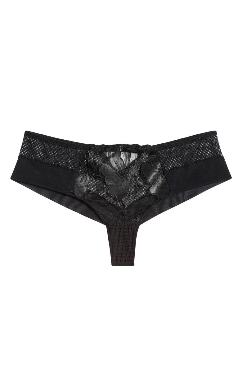 Chantelle Lingerie Fleurs Floral Embroidered Hipster Panties, Alternate, color, 