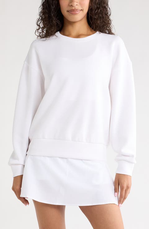 Soft Luxe Boxy Crew Sweatshirt