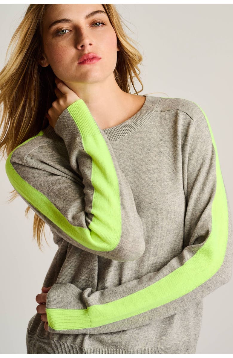 Lisa Todd Stripefull Sweater, Main, color, Fog