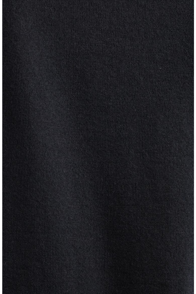 Short Sleeve Cashmere Crewneck Sweater, Alternate, color, BLACK