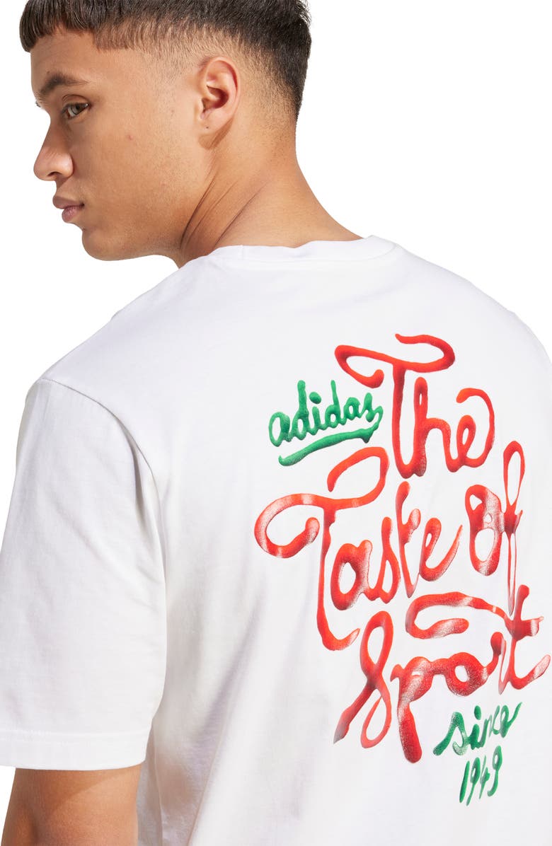 adidas Food Sauce Cotton Graphic T-Shirt, Alternate, color, 