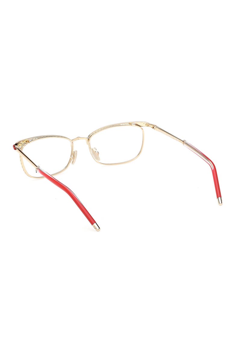 54mm Oval Optical Glasses, Alternate, color, PALE GOLD