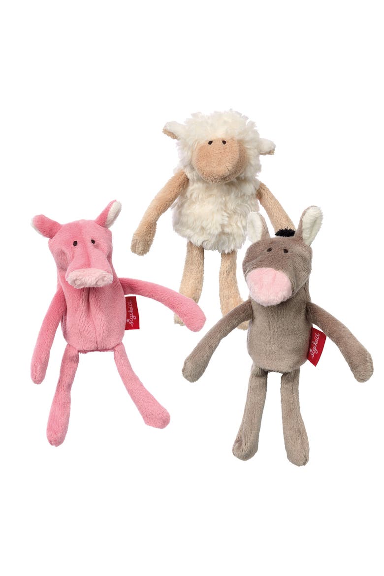 Finger Puppet Set Farm, Alternate, color, Multicolored