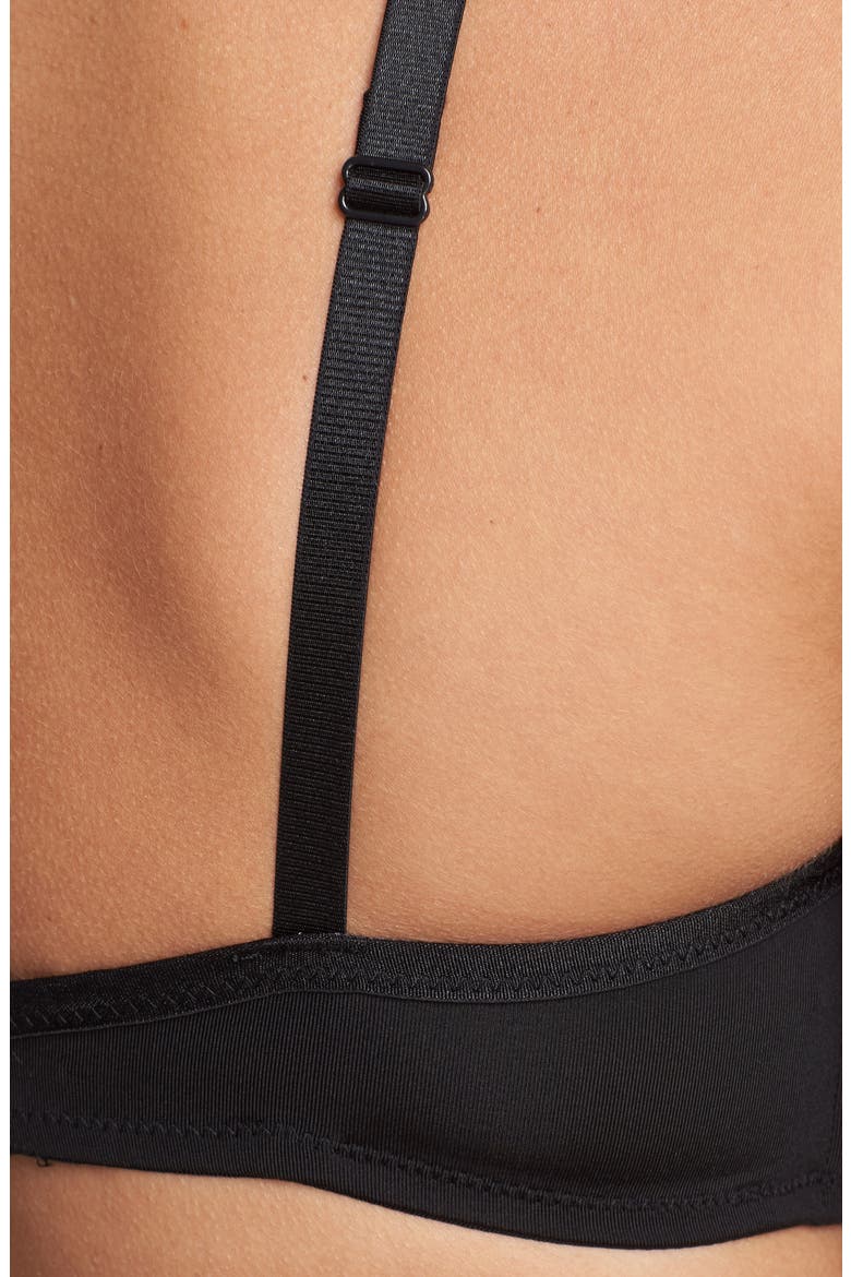 Lara Soft Cup Bra, Alternate, color, BLACK
