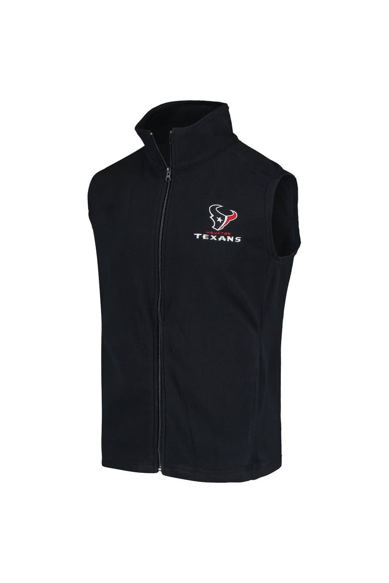 Men's Navy Houston Texans Houston Fleece Full-Zip Vest, Alternate, color, Navy