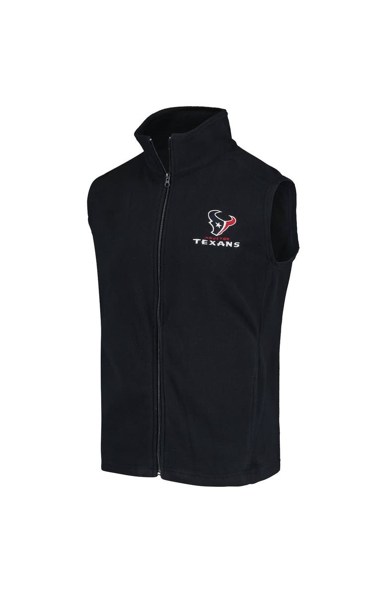 DUNBROOKE Men's Navy Houston Texans Houston Fleece Full-Zip Vest, Alternate, color, 