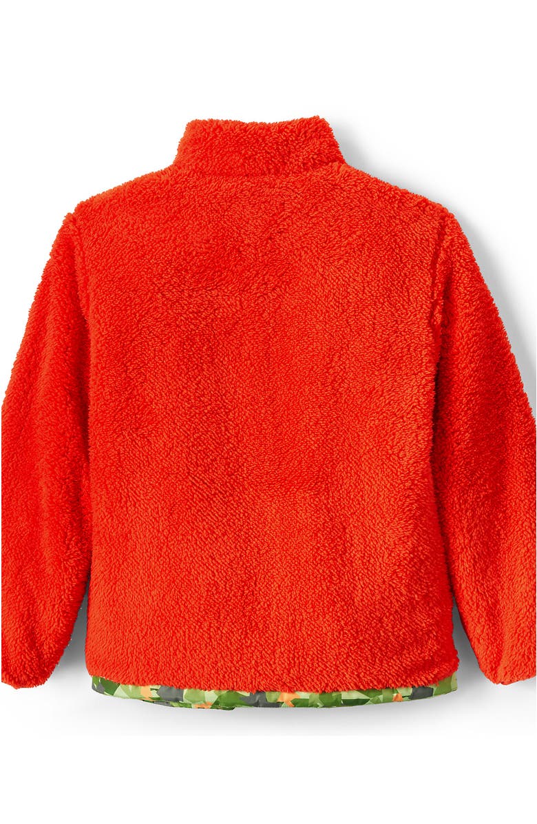Lands' End Boys Reversible Fleece Puffer Jacket, Alternate, color, 