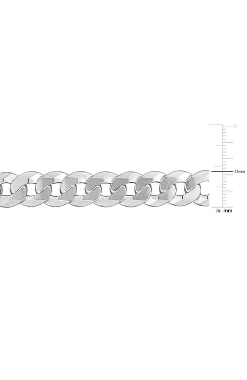 Delmar Curb Link Bracelet In Silver