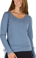 UV Skinz Long Sleeve Ruched Everyday Tee