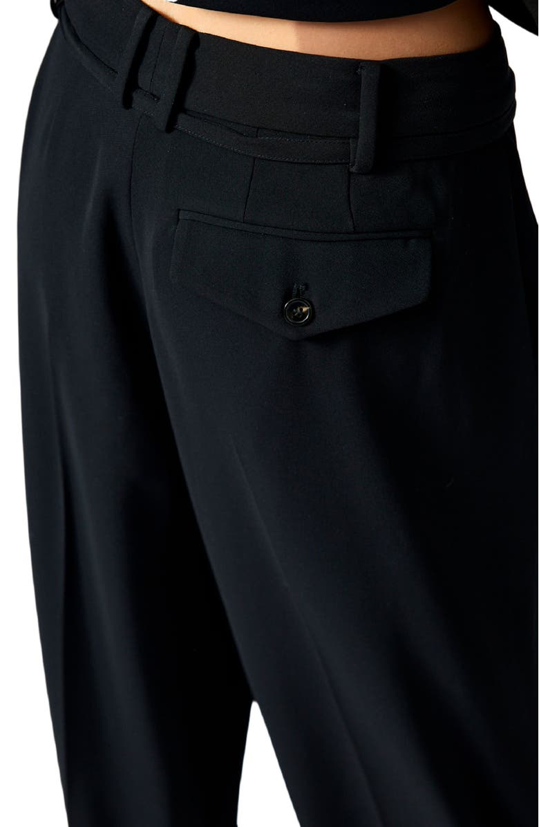 DAY Birger et Mikkelsen Elina Gabardine Wide Leg Pants, Alternate, color, Black