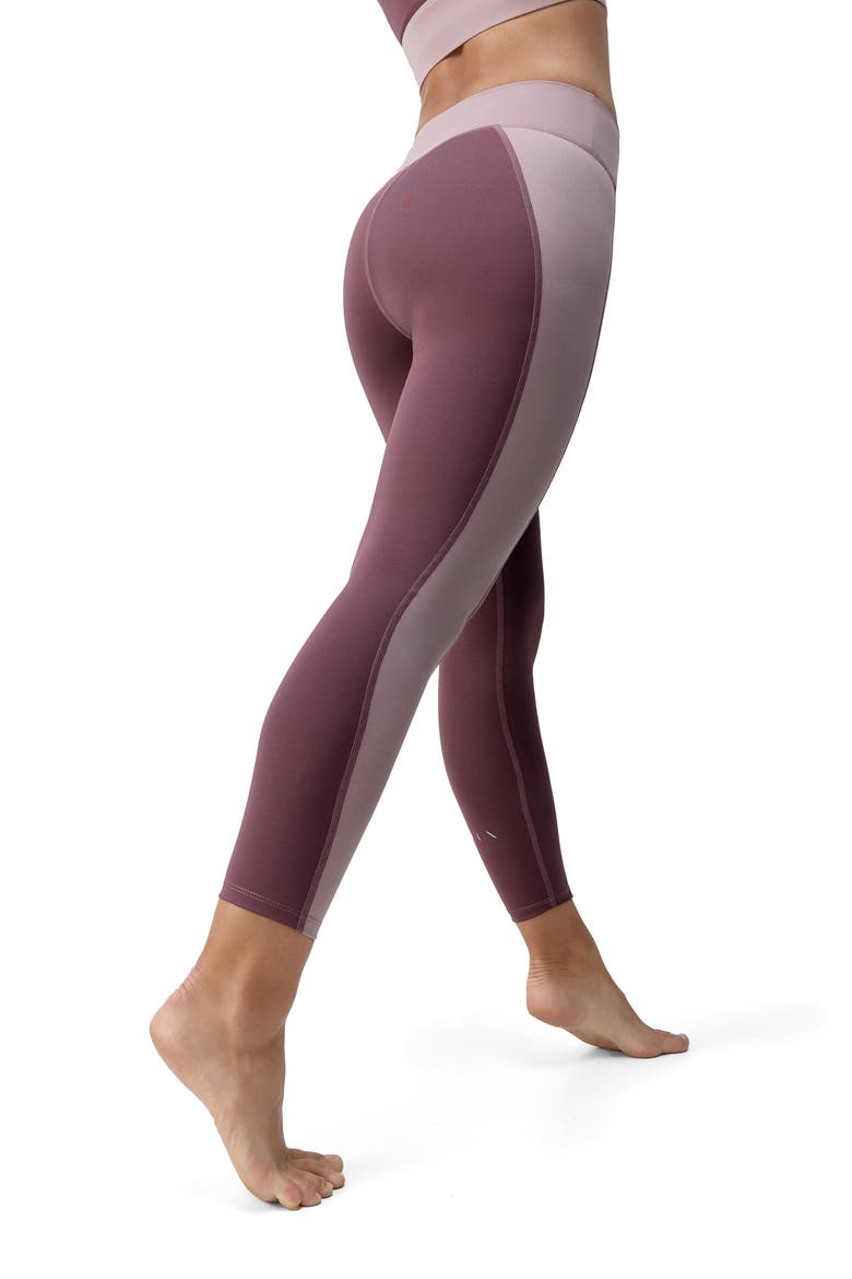 Maiko 7/8 Performance Medium Rise Sport Legging, Alternate, color, Tuscany/Deep Rose