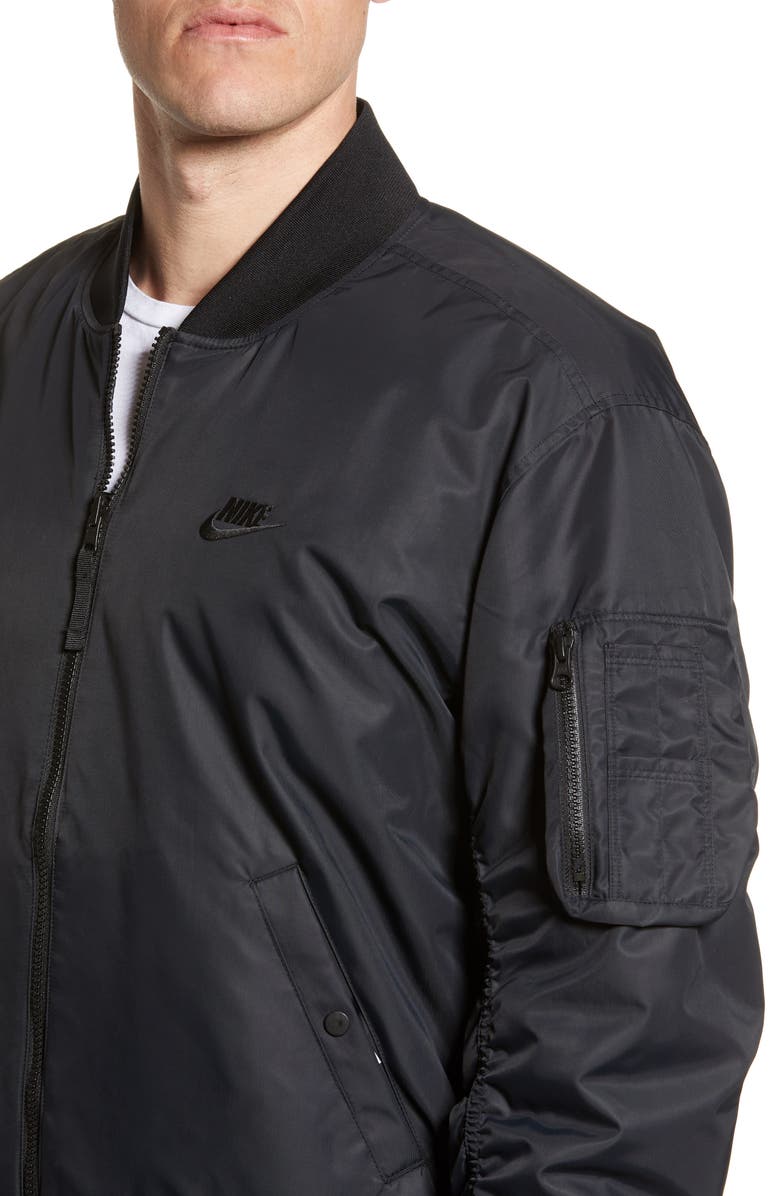 Nike Sportswear Reversible Insulated Bomber Jacket, Alternate, color,