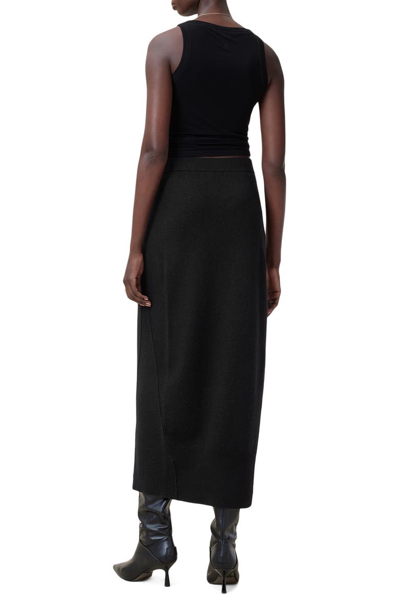 AllSaints Antonia Merino Wool Skirt, Alternate, color, 