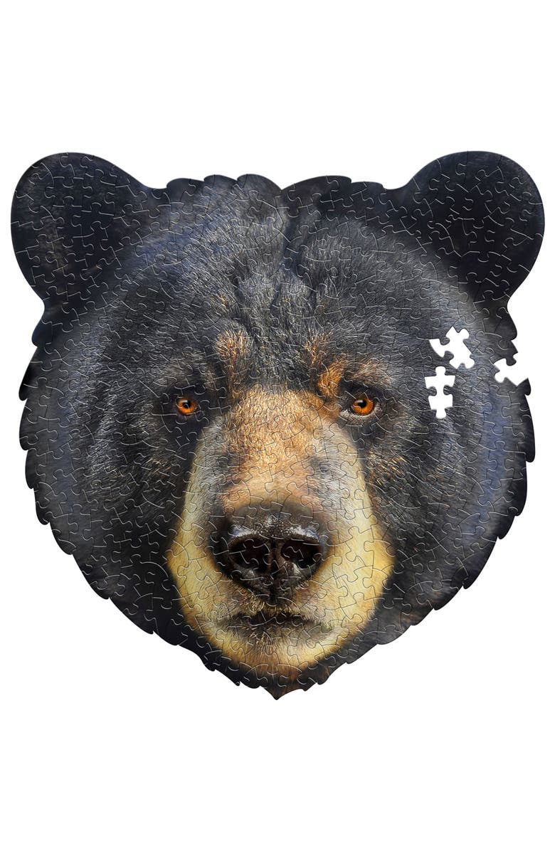 Madd Capp I Am Bear 300 Pieces Animal Shaped Jigsaw Puzzle, Alternate, color, Multicolored