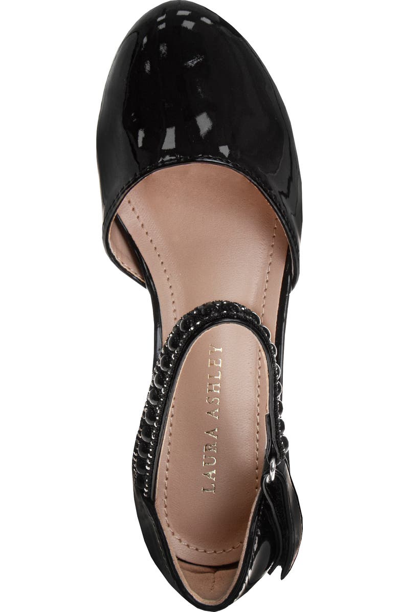 Laura Ashley Rhinestones Low Heeled Dress Shoes Girls, Alternate, color,