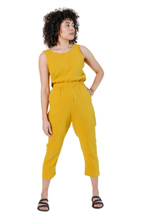 Jameela Organic Cotton Gauze Jumpsuit