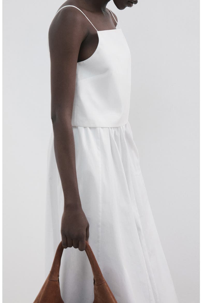 Cotton Crop Camisole, Alternate, color, WHITE