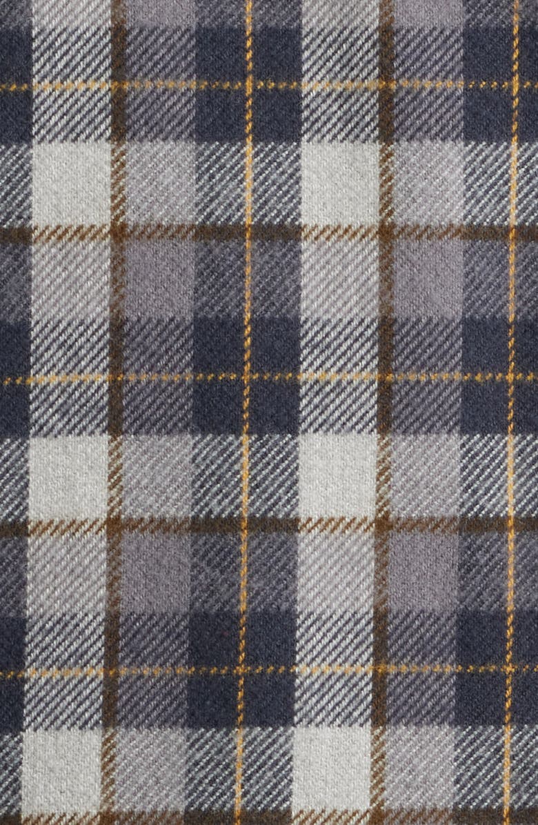 Pendleton Burnside Plaid Flannel Button-Up Shirt, Alternate, color, Grey Multi Plaid