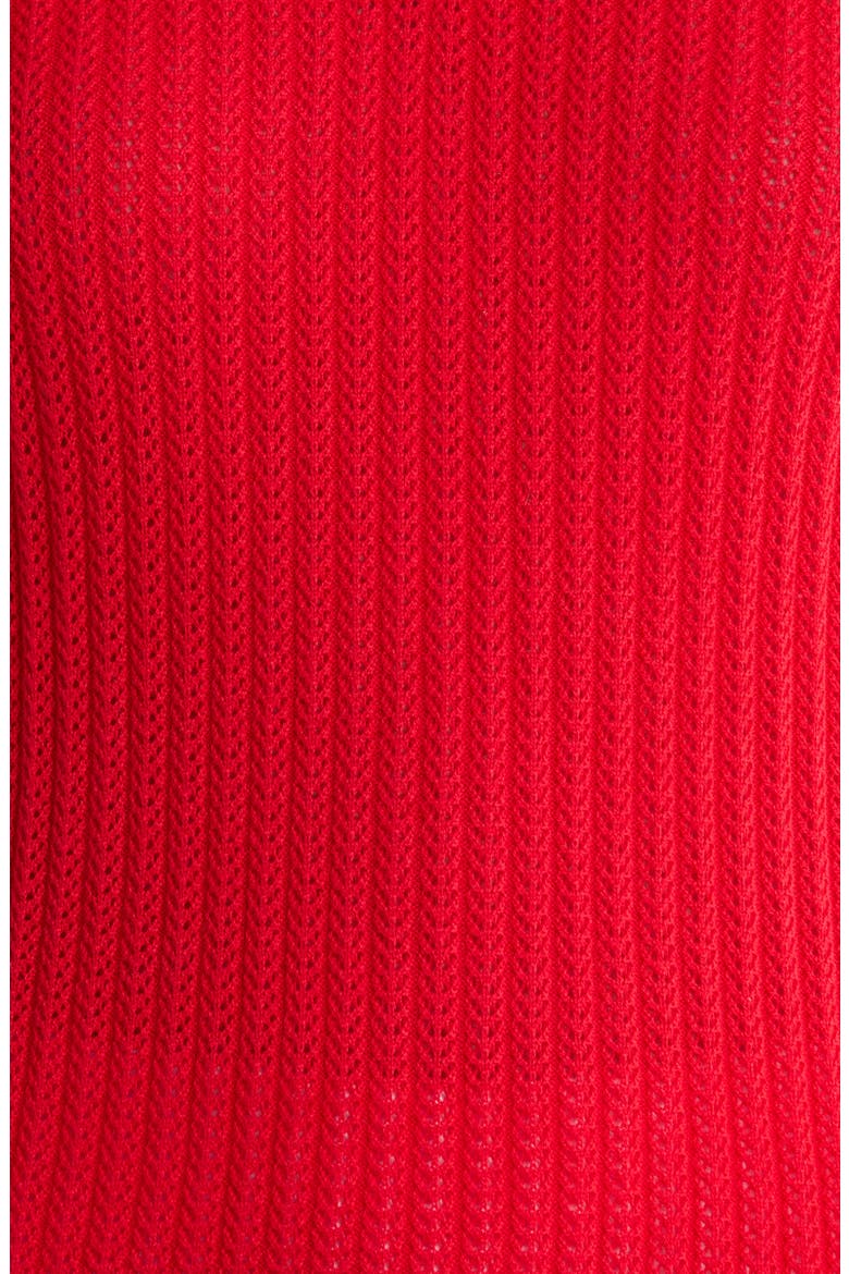 Summer Friday Textured Cotton & Cashmere Polo, Alternate, color, LAVA