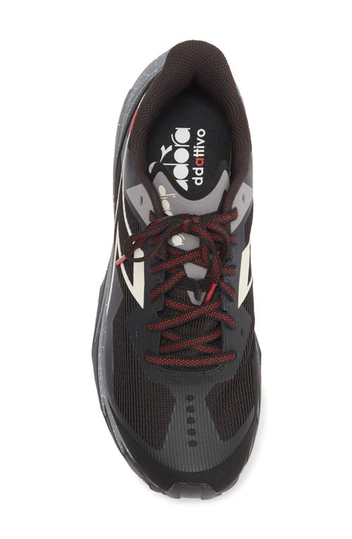 Diadora Sestriere Xt 2 Trail Running Shoe In Black/steel Gray