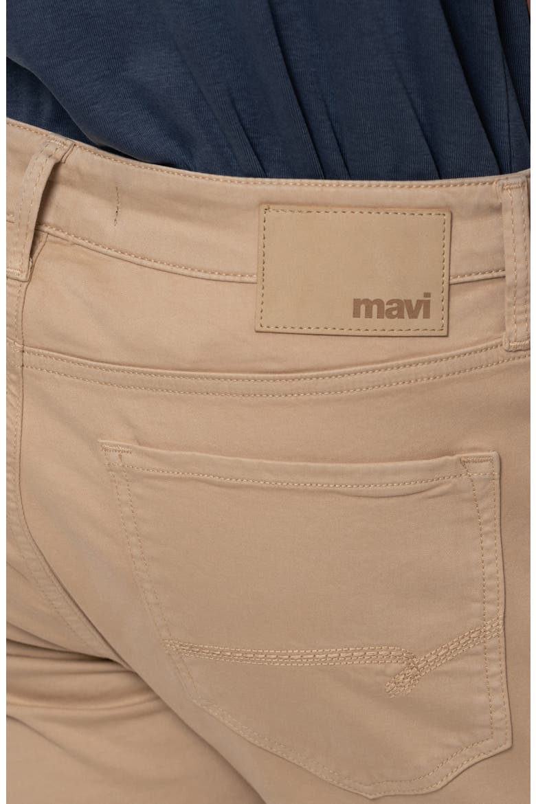Zach Straight Leg 5-Pocket Cotton Stretch Twill Pants, Alternate, color, CASHEW TWILL