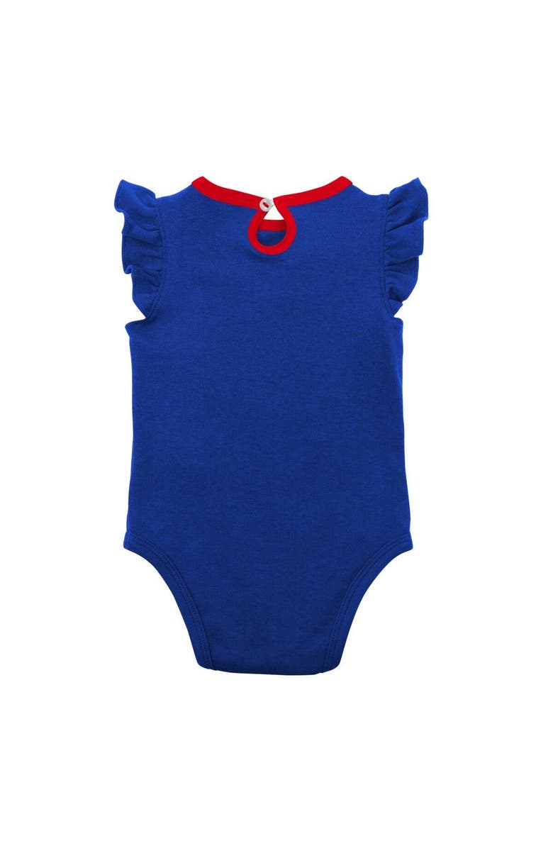 Outerstuff Infant Royal/Heather Gray Chicago Cubs Little Fan Two-Pack Bodysuit Set, Alternate, color, Royal