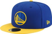 New Era Men's New Era Royal/Gold Golden State Warriors 2-Tone 59FIFTY Fitted Hat
