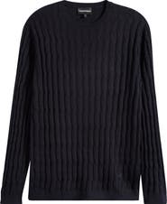 Emporio Armani Ribbed Crewneck Sweater