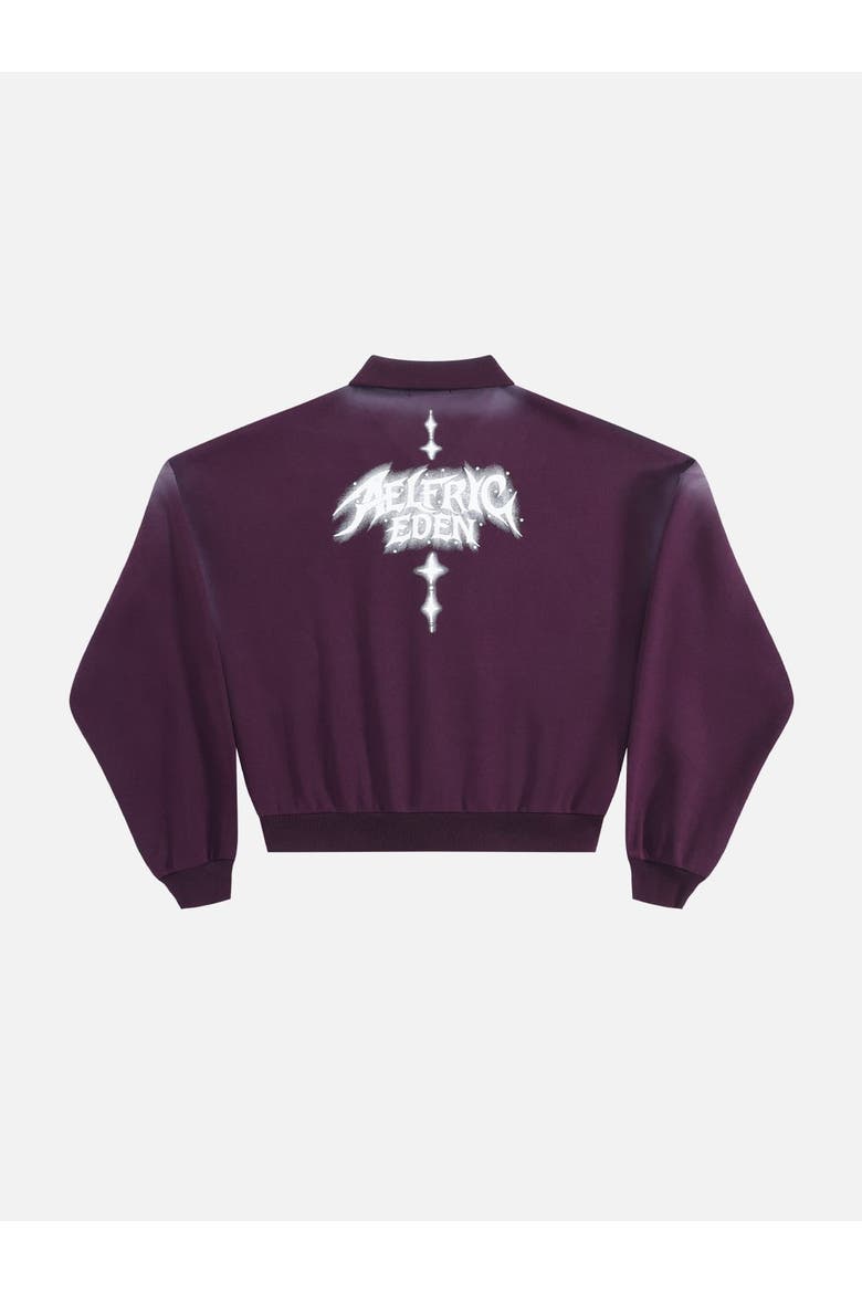 Boxy Studded Jacket, Alternate, color, Purple