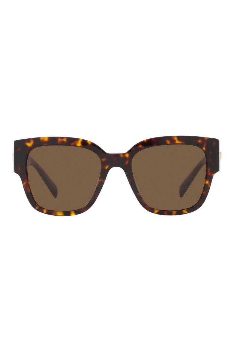 54mm Pillow Sunglasses, Main, color, HAVANA