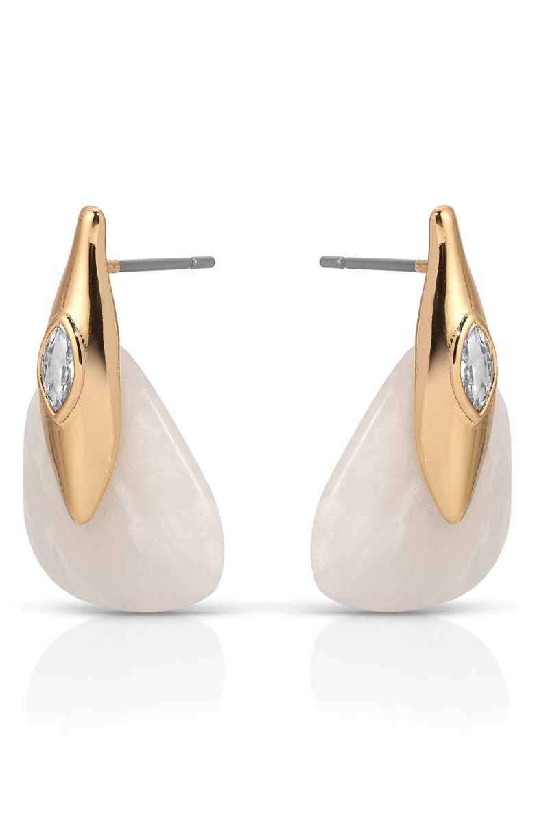 Ettika Solstice Earrings, Alternate, color, Bone