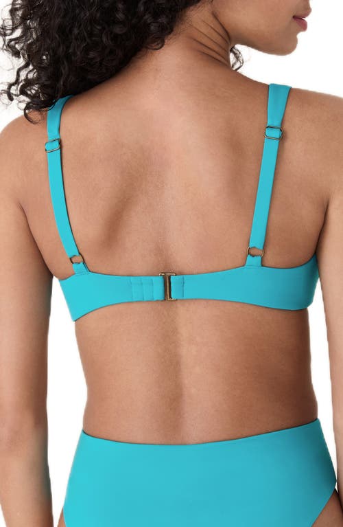 Andie Sicily Bikini Top In Blue