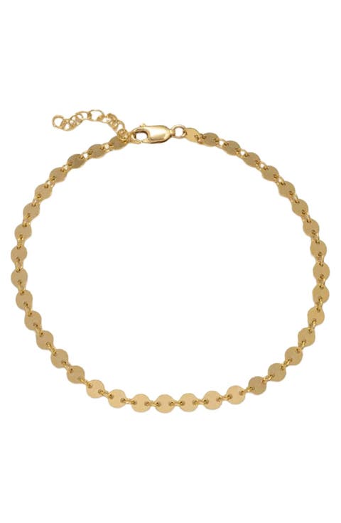 Poppy Chain Anklet