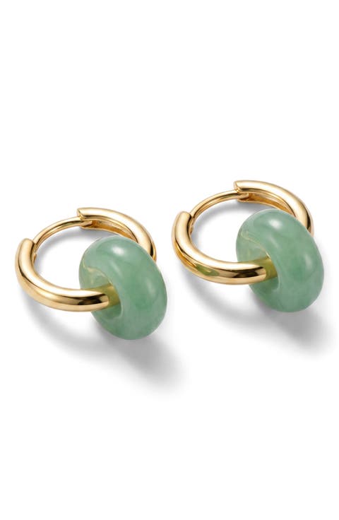 Charm Huggie Hoop Earrings