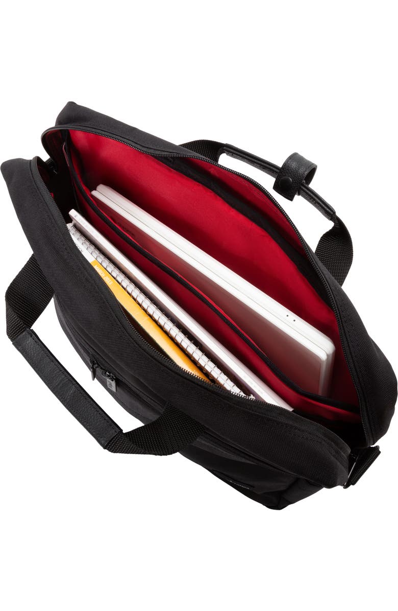 Manhattan Portage Second Avenue Briefcase, Alternate, color, Black