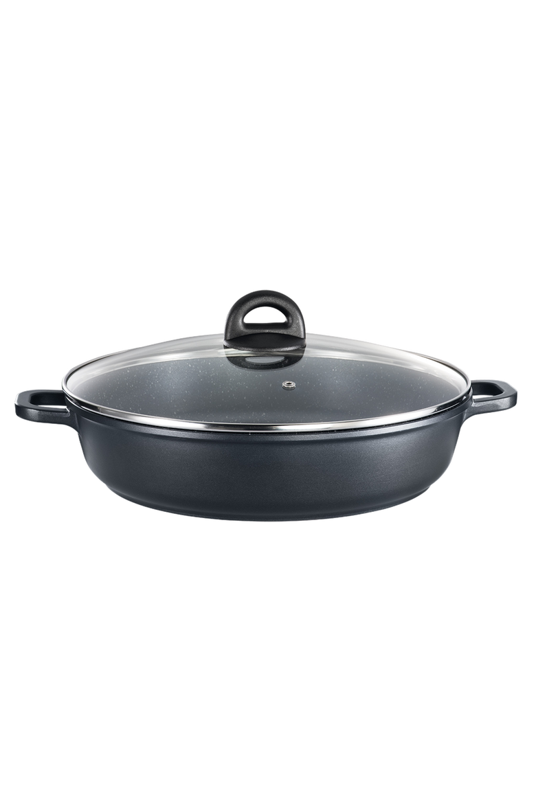 STONE™ 3.7 Qt Sauté Pan with Lid, Main, color, BLACK
