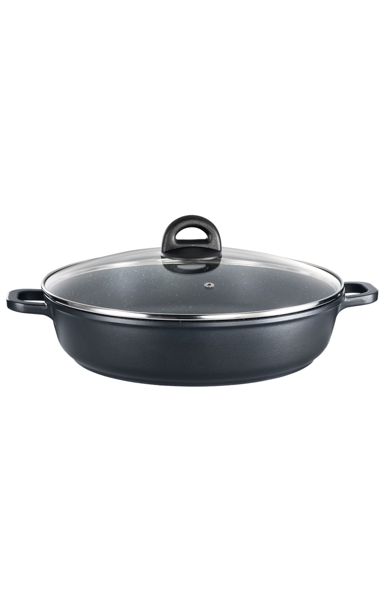 Cuisine::pro<sup>®</sup> STONE<sup>™</sup> 3.7 Qt Sauté Pan with Lid, Main, color, Black