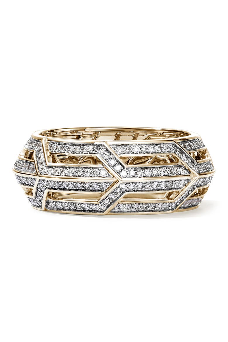 14K Gold & Diamond Icon 50 Band Ring, Main, color, 14K YELLOW GOLD