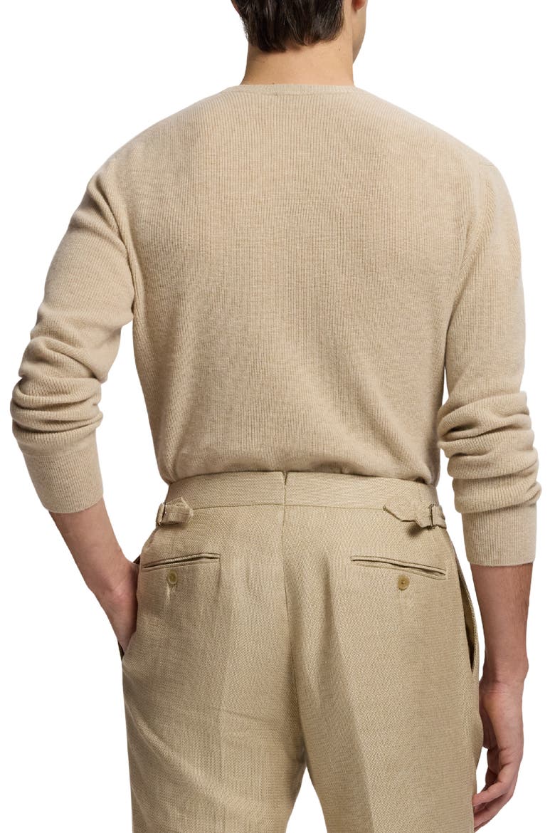 Fine Gauge Cashmere Sweater, Alternate, color, CHAMPAGNE