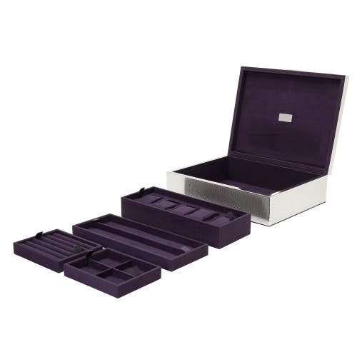 Wolf Silver Watch Jewelry And Legacy Box In Silver
